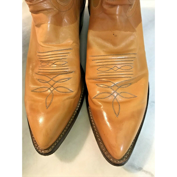Justin Boots Shoes Justin Y004 Kangaroo Skin Western Cowboy Boots